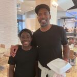 Elisha Williams Instagram – Great chopping it up with NBA Legend @riphamilton32 hey uncle @allan_houston what can I say I’m surrounded by great shooters! #Dare2Dream #DetroitPistons #NBA #Champion