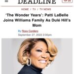 Elisha Williams Instagram – Super excited! Welcome @mspattilabelle #WonderYears #pattilabelle #WilliamsFamily #ABC #Hulu #disneyplus