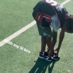 Elisha Williams Instagram – Grind mode with my little brother @cjwilliams_42 Dare2Dream