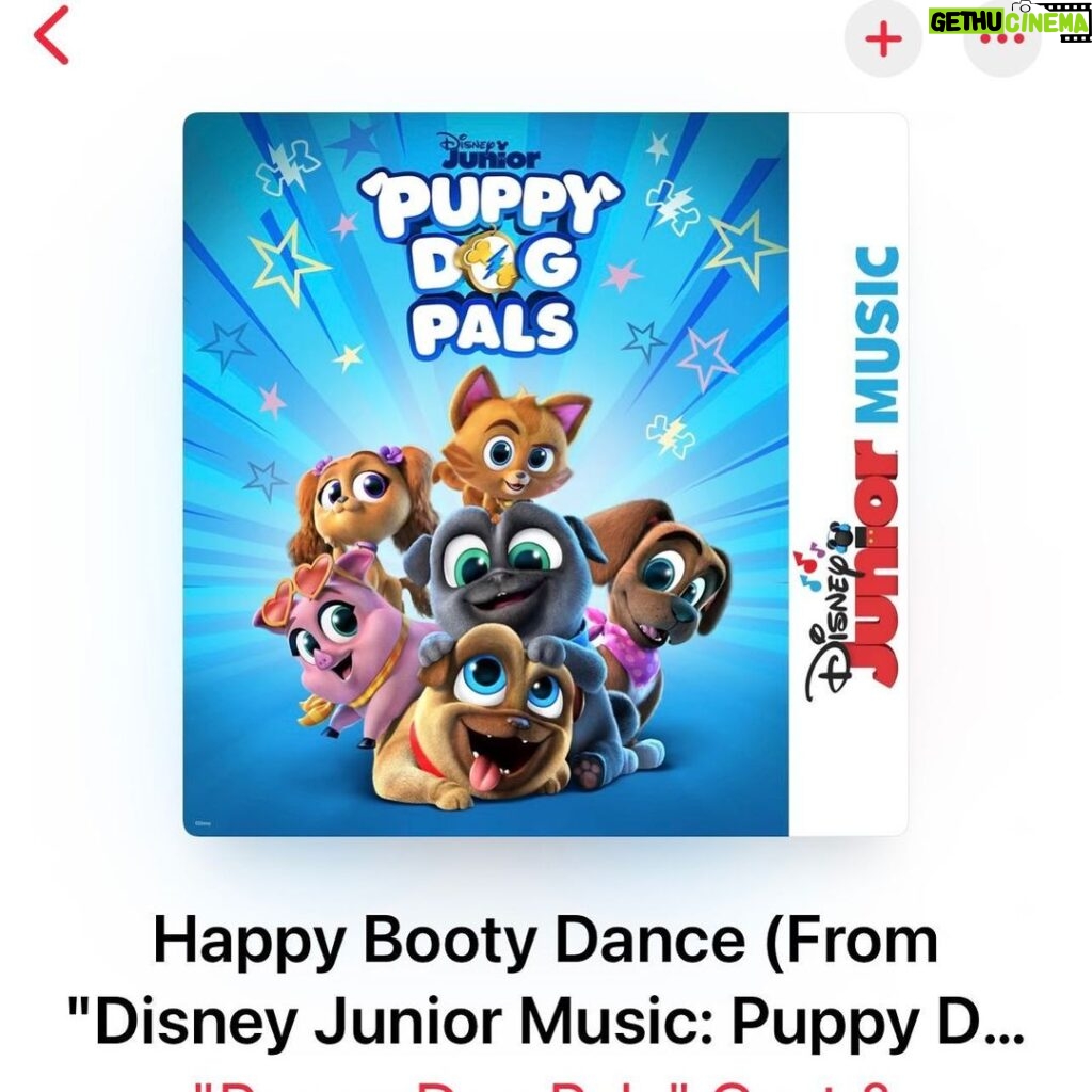 Elisha Williams Instagram - Happy Booty Dance in stores now @applemusic @spotify @amazonmusic and more with my puppy bro @gracennewton Dare2Dream #PuppyDogPals #greatmusic #HappyBootyDance #Bingo #Rolly #Disney #Music #applemusic