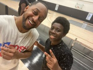Elisha Williams Instagram - @jaleelwhite Thanks for the great conversation and advice I learned so much.. Most of all thanks for the 1 v 1!💪🏾 #icon #familymatters