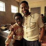 Elisha Williams Instagram - I’m blessed to work with some really great people and @dulehill happens to be one of them. Everyday I learn something new from him but the best part is everyday I get to tell him a new joke or just get on his nerves 😂 thanks for always being you Dulé. Catch up on Season 1 of @wonderyearsabc on Hulu and Disney Plus. Dare2Dream #wonderyears #TVDad #returntowonder #fun #comedy #laugh #film #EJWilliams