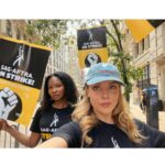 Elizabeth Gillies Instagram - We need change. So many SAG/AFTRA members are fighting just to make a living wage. I stand in solidarity with my fellow union members. We will march until we get a fair deal. #sagaftrastrong #unionstrong