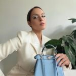Elizabeth Gillies Instagram - Blue Dream 💙 @fendi #FendiPeekaboo @mrkimjones @silviaventurinifendi #ad