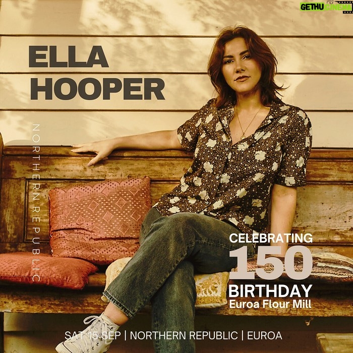 Ella Hooper Instagram - HOME TOWN(ish) SHOW ALERT!!! Very very excited to announce I’m gonna be playing back in my home region at @northern_republic_euroa for the majestic Mill’s 150th b’day celebrations! There will be food, wine, pizza aplenty and me! Playing all my Small Town Temple tunes and maybe a few oldies for old times sake! Last time I played here we sold it out, so get in early my lovely North East Vic friends! What a special venue this has been for our community, I have so many fond memories of coming here for art events, musical evenings and offerings, it’s always had just the right mix of romance (Juliette balcony anybody?) and that laid back unfussy Nth East style (meets beer garden!) - I love how it’s flourished and flourishing in recent years as @northern_republic_euroa and cannot wait to celebrate it with you!! #euroa #violettown #longwood #strathbogie come all ye bushies! Let’s party! 🍕 🍕 🍕
