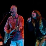 Ella Hooper Instagram - Some great snaps taken by the lovely @lovedrumcreative in Ballarat! Hey that almost rhymes. Not good enough for Pat Pattison or Justin Hawkins, aka ‘a perfect rhyme’, but certainly good enough for gram caption. I just love singing with James Reyne. Can ya tell? Powerful, powerful pipes. And am having a ball with my beautiful backing bois, @mickytheshrimp and @seany_johnston ~ Way Out West is on haitus this week, no show! Good thing cause I’m moving house!!! FML. Back at it mext wk end - Darwin & Sydney, then the following we got Townsville and Cairns! #wow #wayoutwest #hermajestystheatre #civichall #ballarat