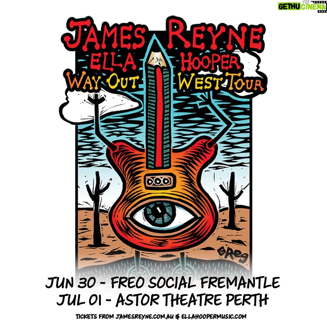 Ella Hooper Instagram - This weekend!!! Freo and Perth, you’re up!! Tix from ellahoopermusic.com Perth Western Australia