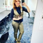 Ella Hooper Instagram - First of many mirror selfies in this amazing new suit by the one & only @annacordellclothing ~ new tour, new suit, it seems to go! What an amazing resource to have right here in Melbourne, a true tailor to the ⭐️’s, is Anna our generations / locations Nudie Cohn, or Manuel Cuevas?? I think so.. Thank you for the new duds, and your artistry. And extra big 🙌🏼 to Anna’s right hand lady @marda_couture for tailoring this fit just so to my hella specific proportions, No easy feat! ⏳(and yep, same old trashed gig boots, spray painted by me, cause it can’t all be high end, that just wouldn’t be Hoopslike) #gigready #annacordell #backstage #wayoutwest