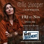 Ella Hooper Instagram - This Friday! The Ella & Van bus rolls into the CBD(ish) of Melbourne! @birdsbasement is a snazzy little jazz club intimate dim lit restaurant vibe, and we are gonna dinner and a show ya into blissful birdy folky country heaven! @ramblinvanwalker & I that is. Come on down. 🦢🐦 🦅 #livemusic #birdsbasement #ohmygoddess #smalltowntemple #cityshow #goodenoughforjazzzz #fridaynight #datenight
