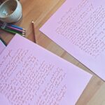 Ella Hooper Instagram – Making things for the next tour.. handwritten lyrics, coming your way. Embracing the full feminine witchy wiles on the Oh My Goddess tour, because well, the name says it all.. 
#sigilmagic #ohmygoddess #smalltowntemple #nsw #tassie #vic #arttherapy #handmademerch #workinprogress #moretocome