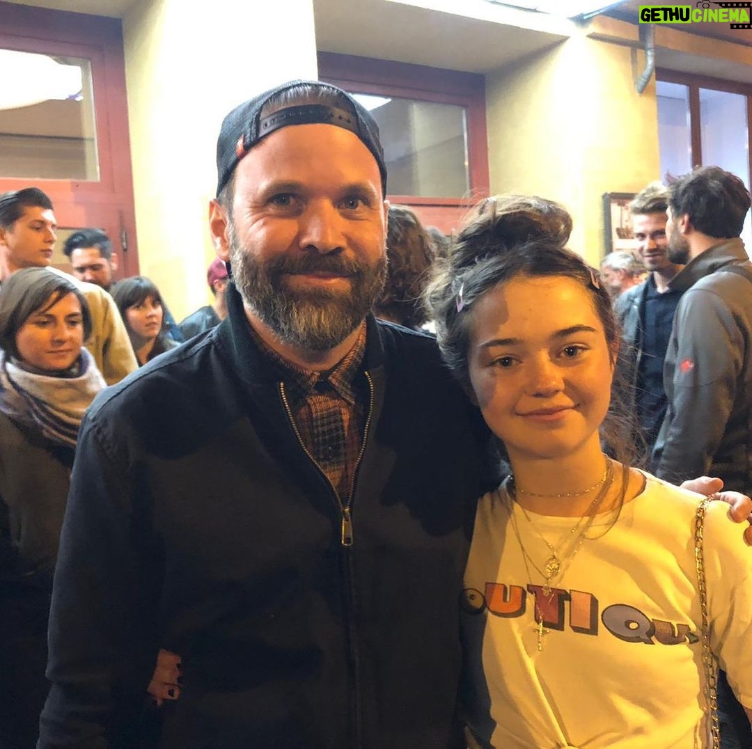 Ella Lee Instagram - With baran bo oder at the „Dark“ screening :))