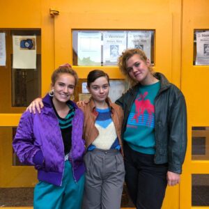Ella Lee Instagram - On set for Dark 3. Boy how I love the 80s.. ;) #dark #80s #season3 #netflix