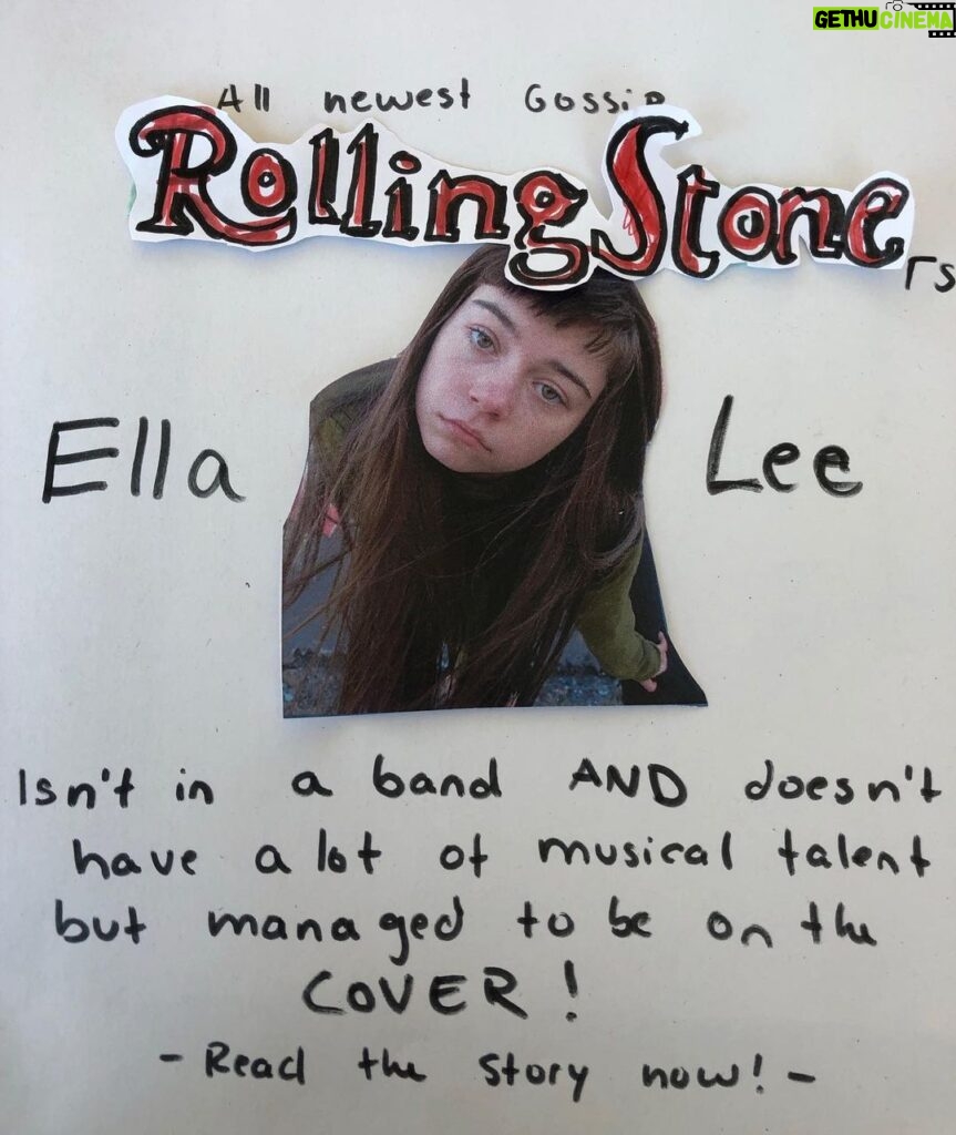 Ella Lee Instagram - Last one I swear ... -read the amazing story about a girl who isn’t in a band but if she were, she’d call it Brain bread! Now in the newest edition of @rollingstone . . . . . . . . . #magazinecover #rollingstone #ivegotthemoveslikejagger #ellalee #hannakahnwald #fashionmagazine #dark #idontevenlikehashtagsbutmymomisforcingme #:/ #okIcantthinkofanymorehashtags #done