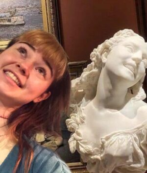 Ella Lee Instagram - Ahh nothing better than a bit of Culture during lockdown #digitalvacation 
.
.
.
.
.
.
.
.#greenscreen #culture #museum #ellalee #digital #agenturneidig
