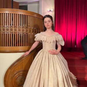 Ella Lee Instagram - What do you mean, you can tell I’m into period dramas? 
.
.
.
.
.
.
#princessdress #perioddrama #netflixdark #princessaesthetic #vintagestyle #berlinactress