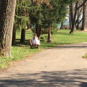 Ella Rumpf Instagram - this elf was playing the flute in the middle of nowhere- i did not go to close i was scared she flies away - 🧚🏻‍♀️