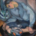 Ellen Hillingsø Instagram - Vinterferie er museumstid. Hvis du gerne vil lufte ungerne og se noget dejlig kunst kan jeg anbefale @oregaardmuseum her hænger b.la et af mine yndlingsværker #jaisnielsen ‘s #drengmedguldfisk. Pt er der en skøn udstilling med @martinemyrup ‘s vidunderlige fabeldyr. Museet er overskueligt ligger i den dejlige Øregårdsparken der er en kæmpe legeplads og en god cafe. Hvis du har lyst til at høre hvorfor jeg synes #drengmedguldfisk er så skønt et værk så har jeg talt med @hnavne det i @politiken #godvinterferie
