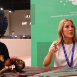 Ellie Goulding Instagram - “If you want to learn about the Amazon - listen to people from the Amazon.” Waleska told me this yesterday when I met her, Raquel, Ubiratan, Leticia and Angelica - 5 young Indigenous activists and local community activists from Brazil at #COP28 with @WWF_UK and @wwfbrasil We talked around the symbolic ‘Reclaimed Table’ created by @ifrc using debris from climate disasters around the world. I would like to thank you all for spending so much time with me.! For sharing your experiences, your stories, and your work with me and @seagull. These beautiful humans are living with the devastating effects of climate change right now as the Amazon experiences one of the worst droughts it has ever seen. Every day they’re fighting to protect the Amazon from illegal deforestation and mining. They’re protecting this vital rainforest for us all. Without it, we lose any chance of a stable climate and world. This was their first COP and it’s amazing to see more Indigenous representatives here than ever before. It’s vital that their voices are heard by the leaders and negotiators here in Dubai. We must ensure a just and equitable climate transition for everyone. We need more action and less broken promises. @aliancadasamazonias @juventudeindigenaro @cnsextrativista @redejandyras @copdasbaixadas @IFRC @unep
