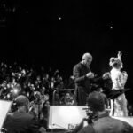 Ellie Goulding Instagram - Night one at the @kingsbklyn with The Wordless music Orchestra and conducted by Derrick Skye ✨✨✨ This has been my career-long dream, and to start at one of the most iconic venues in the world was so overwhelming I actually couldn’t stop laughing on stage at how incredible it all was. I am so lucky to do what I do and work with such great talent. Wearing @carolinaherrera Hair @davidvoncannon Make up @misha212 📷 @nicolemago / @juliadrummond