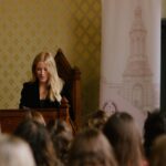 Ellie Goulding Instagram - What a mad honour to receive the Praeses Elit award from Trinity College in Dublin today. Some of you may know my story but when I was younger, I found great solace, comfort and inspiration in nature 🪻🌾🌲🌿🍄when there was turbulence around me. I always worried about the world, and I would say to myself if I ever ended up in a position with a platform, I would use it to try and change things for the better. Skip forward a couple of decades after selling some records and I am fortunate enough to find myself part of a global movement of active hope- working with the @unep , @wwf , and so many other important organisations that speak up and take action during this climate and nature crisis. A huge shout out to the Climate Youth Leaders (you know who you are - I am so inspired by you!) and the rewilders out there. During my introduction today they mentioned my work with the homeless in London, something that has also always been very close to my heart, and I am proud to be the patron of @maryleboneproject and @crisis_uk . (123,000 young people are homeless in the UK. Too many!) I care about young people having a decent future- their birth right- not growing up in fear about the collapse of our climate and eco systems (the very things that keep us all alive and well) because this generation didn’t do anything significant to stop it… worrying about water or food shortages, loss of arctic ice, species going extinct (at a faster rate than ever!) extreme loss of biodiversity. Time now to step up in any way we can. I’ve got some day job stuff to do because you guys keep on streaming my music but I will endeavour to deserve this award now and always, Thank you to the great Mary Robinson and all at Trinity College for this award!