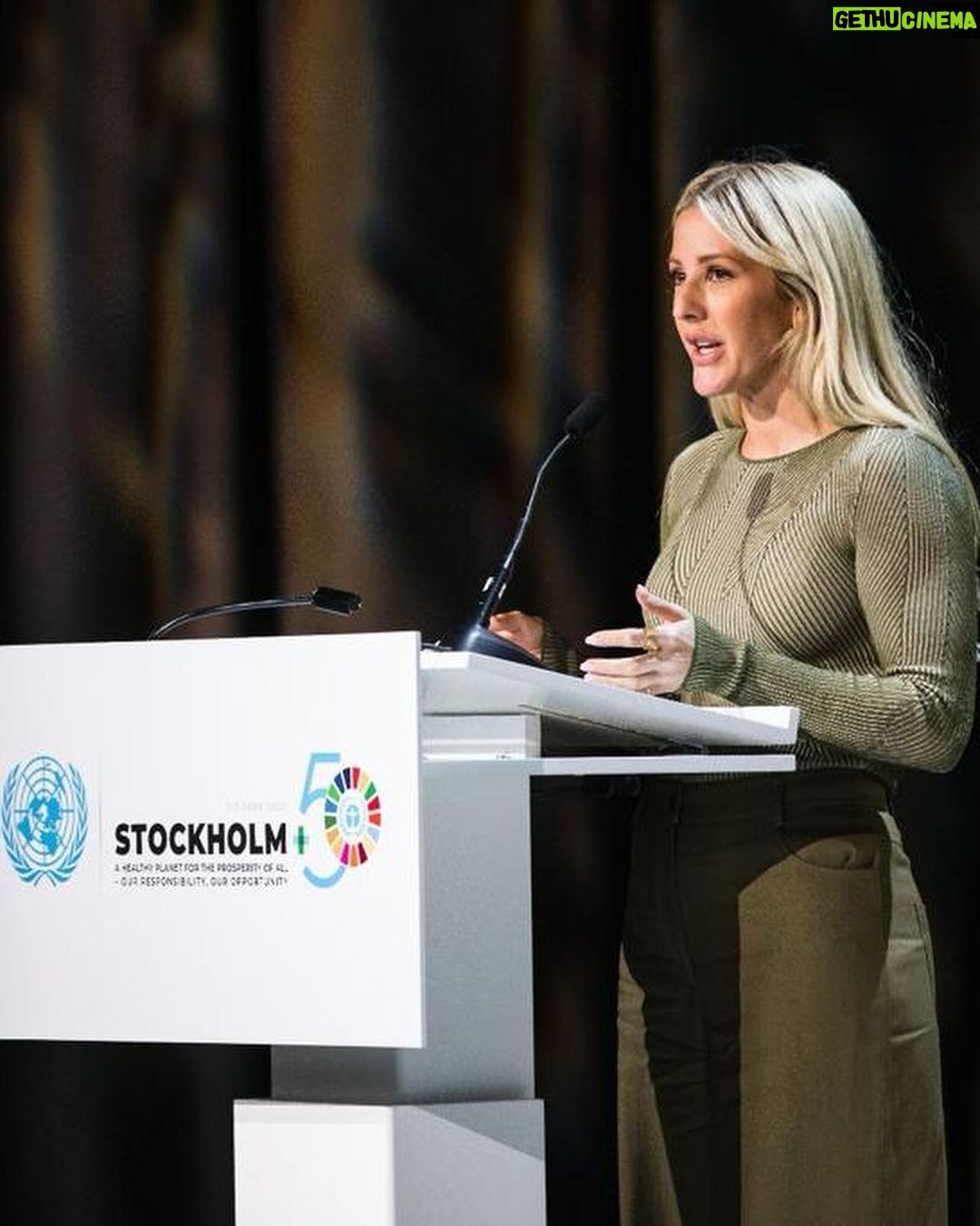 Ellie Goulding Instagram - I am overwhelmed with gratitude to be the recipient of The Perfect World Foundations Conservation Award (even if I was surprised while on a fieldtrip to the Rainforest!). To follow in the footsteps of previous winners and my all time heroes Dr Jane Goodall and Sir David Attenborough feels surreal to be honest. This is one of the world’s most prestigous conservation awards, and I will not waste this incredible endorsement of my activism. As many of you know, (not least because you come with me and hype me up) I’ve been on this journey for a number of years. And as you’ll also know, I have often struggled with my legitimacy proposing solutions for one of the greatest challenges we’ve ever experienced. I thought … who am I to offer solutions to mend our broken relationship with the beautiful biosphere that sustains us. But at some point I realised the people we elect and pay to do this stuff… they often don’t come through 😒 (understatement lolz) So if we don’t take action, who will? Thank you for your support and the mandate that you give me to speak up and out, I have built my confidence. From corals to rainforest, I have had the opportunity to stand alongside and highlight the work of some of the most amazing earth defenders we have. Now there’s no stopping me! At least until we get that Perfect World. Thank you to @tpw_foundation and thank you all of you who trust me to speak up for your future. Love Ellie x