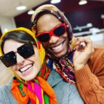 Ellie Taylor Instagram – Thelma & Louise are jiving into @bbcstrictly live show rehearsals. See y’all on the dance floor…
@johannesradebe Route 66
