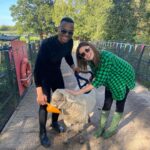 Ellie Taylor Instagram – She’s such a lovely mix of the both of us #proudparents Willows Activity Farm