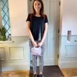 Ellie Taylor Instagram - First day at Strictly school! 💫 🪩 🌟 Tied my own shoelaces and have been practicing telling a grown up (Shirley) if I need the toilet. (Already pulled a muscle in my neck while brushing my teeth so off to a great start) @bbcstrictly