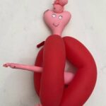 Ellie Taylor Instagram - A lot of love for the deflated and presumably cursed Peppa balloon. (Big up the lady who messaged me to say it looks like her brain and vag after having kids.)
