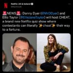 Ellie Taylor Instagram - If you like any of the below… •quiz shows •cheating •Danny Dyer calling people slippery little bastards •fun Then this is the show for you 👌 Plus crucially, my outfits are absolutely banging (I imagine Alexander Armstrong tweeted this exact sentence when Pointless was announced)