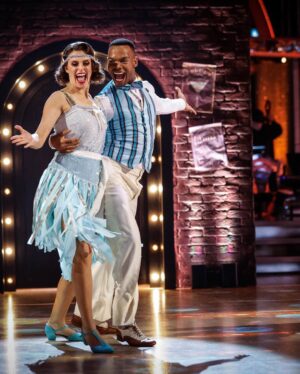 Ellie Taylor Instagram - The biggest mouths in the biz are through to Blackpool 🕳 and oh my god, WE ARE FRICKIN THRILLED!!

Thank you so so much to everyone who voted for us AGAIN this week. You’ve made our Northern dreams come true, but more importantly than that, you’ve made us feel so incredibly supported. It’s completely overwhelming and a little bit magic to think that so many people you’ve never met are heaping such beautiful well wishes on you. 💙💙💙 sincerely, thank you so very very much xxx

@johannesradebe 
@bbcstrictly