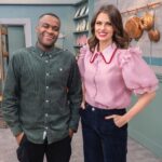 Ellie Taylor Instagram - Mum and son photo. @liamcbakes ‘Bake Off The Professionals’ on @channel4 NOW (unless you’re reading this in the future in which case, catch up on catch up babez. And if you’re from reallly far in the future then sorry about the whole climate apocalypse thing - have you tried sleeping in a damp Tshirt?) MUA @gemflossi Styling @tesswrightstylist Would tag the clothes but like all the best influencers I can’t remember where they’re from 👌 #gbbo