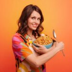 Ellie Taylor Instagram - In the Observer Food Monthly today chatting about @britishbakeoff and my enduring lust for all things cereal. (Also, swipe for one of the greatest Italian love stories of our age - assume Reese Witherspoon will be buying the film rights imminently.) Photos by Alex Lake Make up by Aga Dobosz