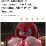 Ellie Taylor Instagram – 9 year-old Ellie playing on her Game Gear would be absolutely chuffed with this. Delighted to become part of the Sonic Universe🦔💨 coming soon to @paramountplus