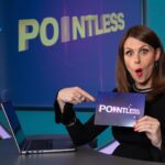 Ellie Taylor Instagram – Delighted to be a Pointless sidekick on the new series! Less delighted with my choice of wacky pose on the press stills. She’s just so blardy zannnnny.
(For those who’ve ever wondered, the laptop password is R!chard0sm@nWozEre)