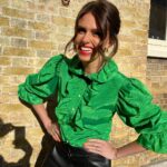 Ellie Taylor Instagram - Tonight is the final of Bake Off The Professionals! 8pm! Who do you reckon will edge it?? Wanted to give a big shout out to the people who get me looking TV ready so firstly @tesswrightstylist who styled all the brilliant bonkers outfits a girl could dream of. I love colour/patterns/dressing like a 7 year old 💕 🌈 And to @gemflossi who painted my face, twiddled my barnet and became camp counsellor to me and @liamcbakes thank you for turning a troll into a glam human and repairing my lipstick after my regular scoff sessions 🐷
