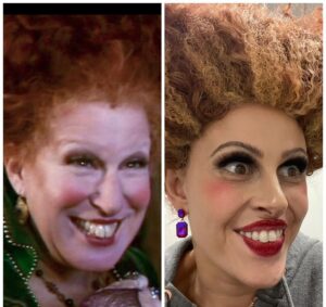 Ellie Taylor Instagram - Watching @bbcstrictly Halloween spesh and it’s a year today since my sister @johannesradebe and I topped the leaderboard, and my husband asked if I was wearing fake teeth. Reader - I was not. 🦷 🧙‍♀️ 🎃