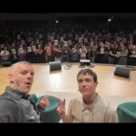 Elliot Page Instagram - Just wrapped the UK Pageboy tour. In London I had a conversation with @shon.faye at @southbankcentre. I assume you know by now that I'm a massive fan of Shon’s book The Transgender Issue, it was a true honour to discuss Pageboy with her. Thank you for everything, Shon! In Manchester I was joined by @russelltovey at @bridgewaterhall. Russell, you’re wonderful and I loved our time together. I’m filled with gratitude for the warm welcome in the UK, including seeing this Pageboy mural by @thefoxfisher in London. Up next, my last stop - Germany! 📸: @priyamollyx