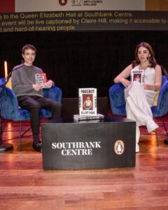 Elliot Page Instagram - Just wrapped the UK Pageboy tour. In London I had a conversation with @shon.faye at @southbankcentre. I assume you know by now that I'm a massive fan of Shon’s book The Transgender Issue, it was a true honour to discuss Pageboy with her. Thank you for everything, Shon! In Manchester I was joined by @russelltovey at @bridgewaterhall. Russell, you’re wonderful and I loved our time together. I’m filled with gratitude for the warm welcome in the UK, including seeing this Pageboy mural by @thefoxfisher in London. Up next, my last stop - Germany! 📸: @priyamollyx