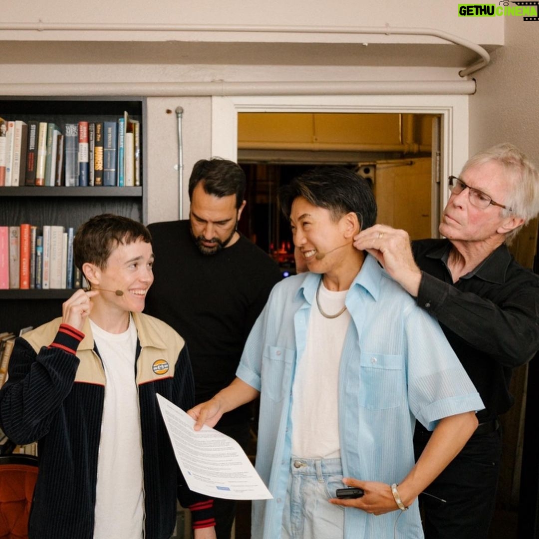 Elliot Page Instagram - SF! So appreciate all of you who sold out the Sydney Goldstein Theater and joined @jesthekid and me on Saturday night. I also want to send a big thank you and much respect to Socorro Cori Moreland and Xavier Davenport from @brotherhood_510 and #PyramidKings, who joined us onstage to discuss the important work of both Bay Area organizations. Brotherhood510, founded by Socorro Cori Moreland, is an organization hoping to fill the gap in services and community for Black trans men in the Bay Area. They support visibility and personal wellness with access to resources & education by and for Black trans-masculine people. Learn more at brotherhood510.org. Pyramid Kings, founded by Xavier Davenport, is a non-profit organization by Black and POC transmasculine people that provides mentorship and support to the community. Learn more at pyramidkings.org. Photo Credit: Jason Henry for City Arts & Lectures