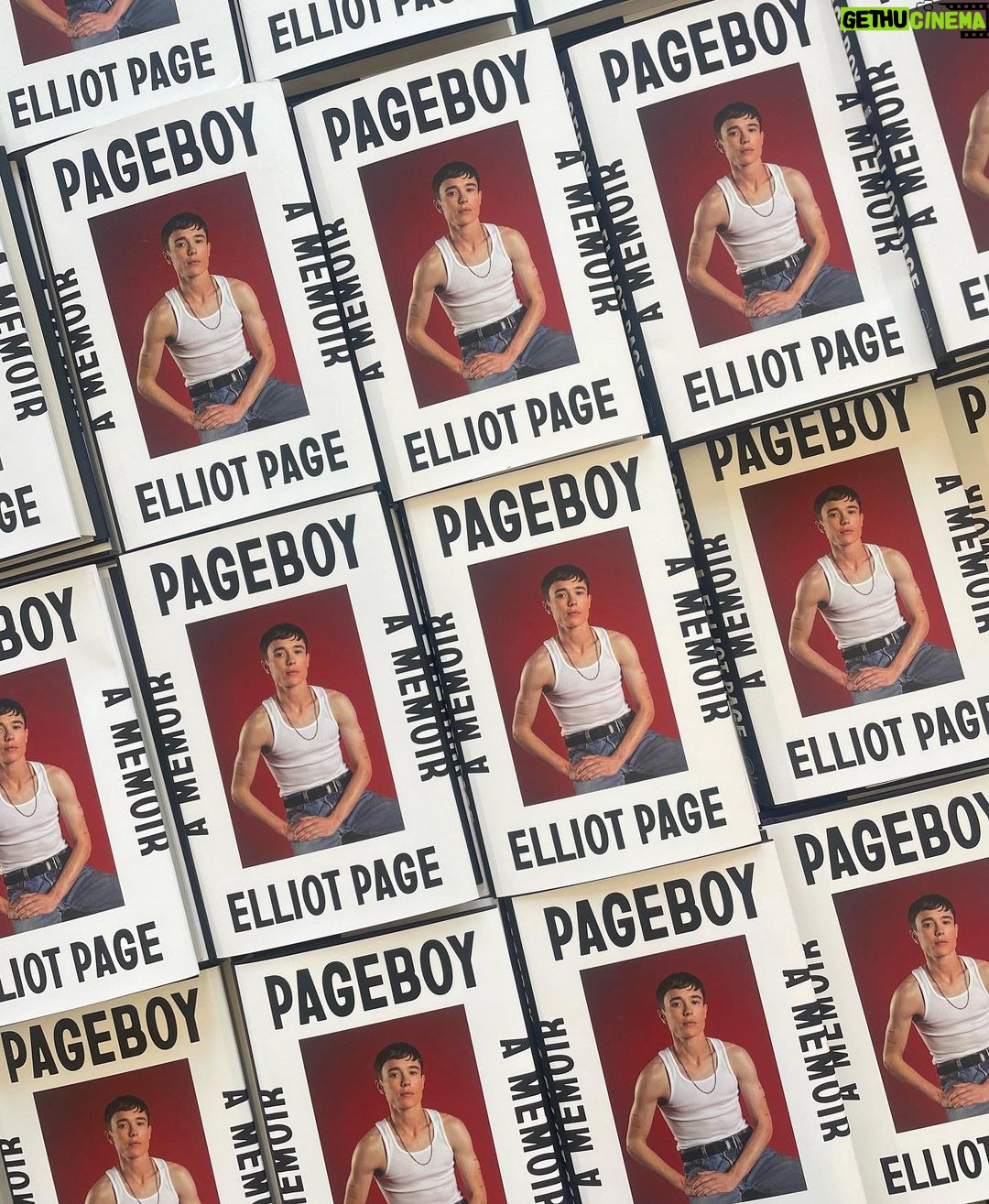 Elliot Page Instagram - Tomorrow… !! ElliotPageBook.com