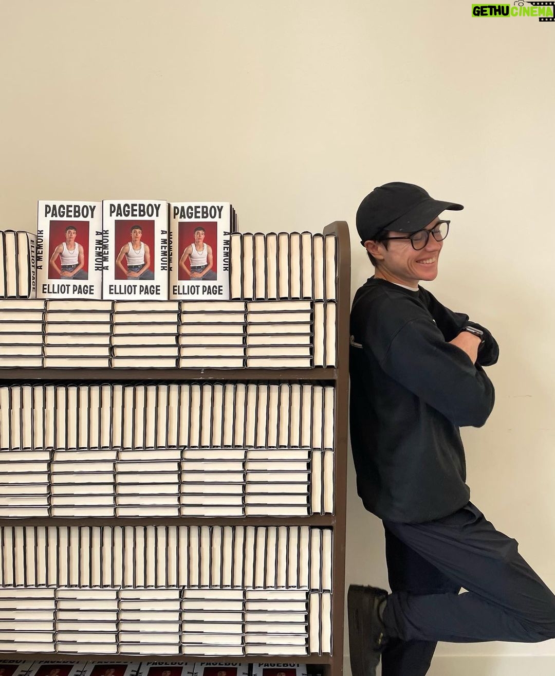 Elliot Page Instagram - Tomorrow… !! ElliotPageBook.com