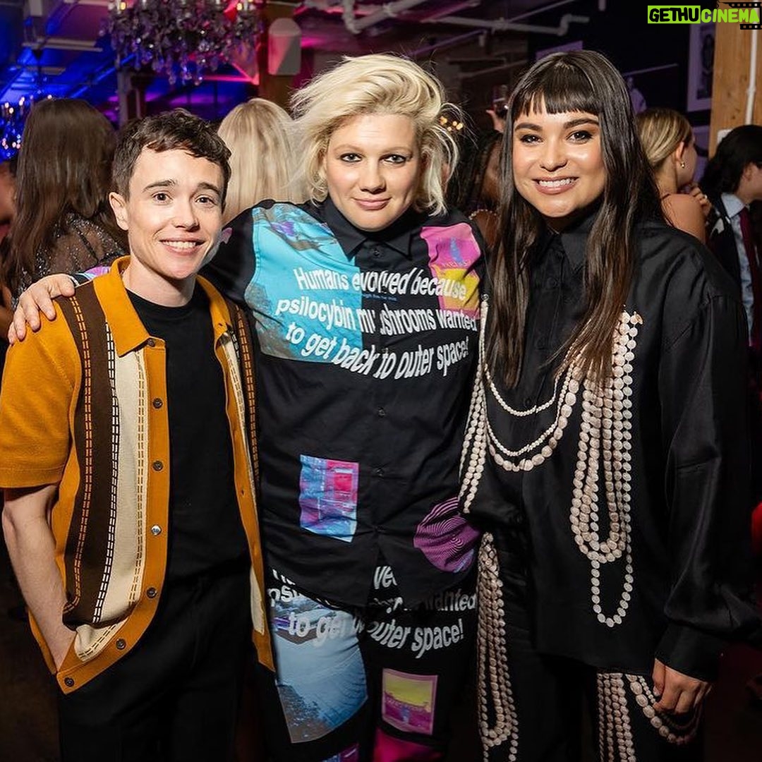 Elliot Page Instagram - Congratulations to the cast and crew of BACKSPOT for premiering at TIFF. Directed by the masterful @dw_waterson, BACKSPOT is a queer cheerleading drama with stunning performances from @kdeveryjacobs & @kudakwashe_rs It was an honor to have come on board as an executive producer with my production company @pageboy_productions… I can’t wait for you to see their phenomenal work. #TIFF