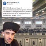 Elliot Page Instagram - Please take a minute to listen to my friend @ChaseStrangio update us on why the recent legislation in Oklahoma is particularly alarming in the midst of all these terrifying anti-trans bills passing in state legislatures across the US. Learn how to help our community in Oklahoma and put pressure on legislators EVERYWHERE to stop the assault on trans people — more state resources in my Story. If you can, donate to trans-led orgs and keep following Chase and @aclu_nationwide for more ways to stand up for our community in states across the US. sending love and support, Elliot From @ChaseStrangio of ACLU: The trans community, particularly trans youth, are facing unprecedented assaults on their rights and survival in state legislatures. Already in 2023, over 350 bills have been introduced targeting trans people. Many bills will pass that strip trans youth of medically necessary healthcare. Oklahoma is taking these dangerous measures a step further and attempting to ban care for adults as well. Right now two bills - HB2177 and SB129 - are moving in Oklahoma and would effectively ban gender affirming care for people of all ages. We must mobilize now. Follow and support organizations in Oklahoma: @freedomoklahoma @transloveok @diversitycenterok Help us raise the alarm and let Oklahoma lawmakers know we are paying attention.