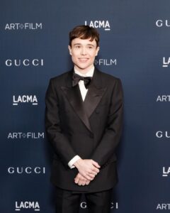 Elliot Page Instagram - thank you @gucci for having me and @hooraymae at @lacma’s Art+Film Gala. 🎬🎨