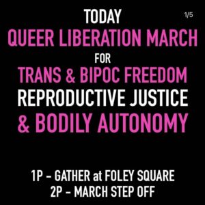 Elliot Page Instagram - ☀️ Swipe for @queermarch information. Today in NYC ☀️#pride