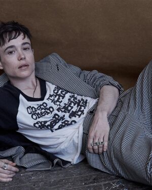Elliot Page Instagram - Thank you for having me @esquire 

@teamid
Photographer: Ruven Afanador @ruvenafanador
Styling: Bill Mullen @billmulleninc
Hair: Thom Priano @thompriano
Grooming: Frankie Boyd @frankieboyd
Design Director: Rockwell Harwood @rw3ll
Contributing Visuals Director: James Morris @j_alexander_photo
Executive Director, Entertainment: Randi Peck @randipeck
Stylist Assistant: Julia Virkler @juliavirkler
Fashion Editor: Alfonso Fernandez Navas @alfonsofn
Fashion Associate: Rashad Minnick @rashadminnick