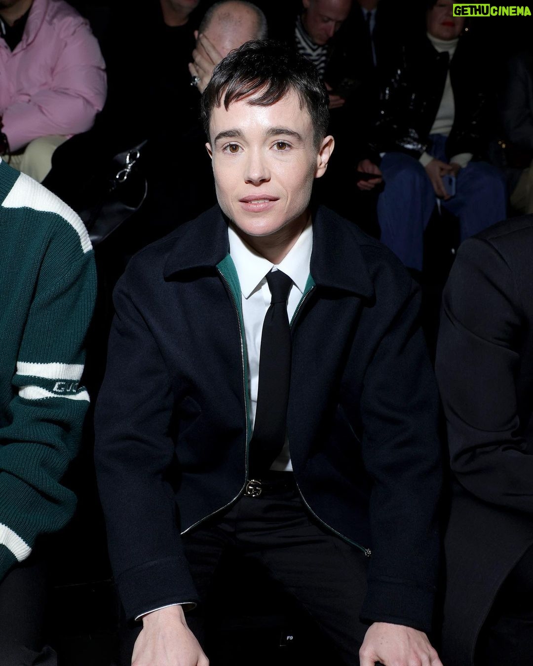 Elliot Page Instagram - Amazing Sabato de Sarno (@sabatods) for @gucci show at Milan Fashion Week. Thanks for having us ❤️ #GucciAncora #GucciFW24 #MFW