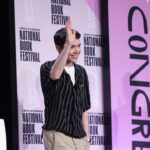 Elliot Page Instagram - Thank you to the @librarycongress and Dr. Carla Hayden for featuring Pageboy at the National Book Festival this weekend. I enjoyed being there among fellow authors and readers, and thank you to @gina_chua_nyc for such a wonderful conversation. #NatBookFest @librarycongress @politicsprose 📸: Shawn Miller/Library of Congress
