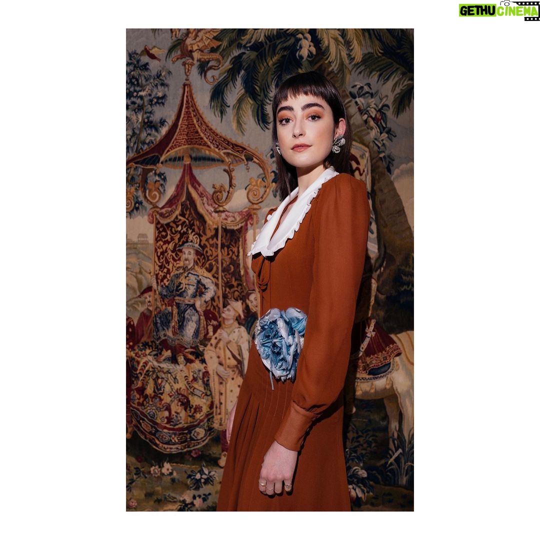 Ellise Chappell Instagram - #alessandrarich #pfw #aw20 💙 photo by: @germanlarkin ✨